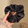 Goma para el pelo con lazo, anillo para el pelo de oso de peluche, accesorio para el pelo de estilo casual, suave con el pelo, scrunchie simple, flor para el pelo