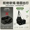 Asiento de seguridad portátil y plegable para mascotas en el coche, asiento para mascotas impermeable y resistente al desgaste para viajar