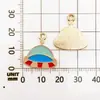 1 Dijes de Astronauta Estrella Luna Esmaltados de Aleación para Joyería DIY para Collar, Pulsera, Aretes