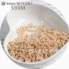 Cuentas de arroz esmaltadas de color sólido de alto brillo MIYUKI Yuxing de 3 mm, hechas a mano, para pulseras, collares y accesorios de joyería.