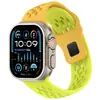 Adecuado para Apple Watch S11/Ultra correa de silicona, correa deportiva de silicona transpirable con corte angulado