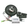 Motor de buje de rueda para patinete sin escobillas de 8 pulgadas motor pequeño tipo delfín con neumático sólido kit de manillar LCD controlador