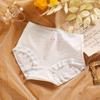 Calzones de algodón simples sin costuras de seda de morera para adulto de cintura media transpirables de ácido poliláctico para mujer venta al por mayor de fábrica
