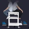 Carrito Monitor Impresora Multicapa P97, Estación de Trabajo Móvil para Computadora, Carrito de Inspección, Carrito para Instrumentos Médicos de Laboratorio