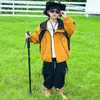 Casaco de outono para meninos 2026 novo estilo corta-vento infantil roupas para meninos primavera e outono estilo coreano roupas para meninos descoladas e estilosas