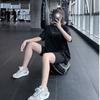 [Personalizado] Yoga Novo Esporte ao Ar Livre Secagem Rápida Comprimento Médio Solto Blusa Que Cobre o Bumbum e Te Deixa com Aparência Mais Magra Tamanho Grande Menina Gorda