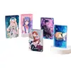 Cartão de Tinta Acrílica Fluida Tijolo Personalizado Desenho Animado Anime Ornamento de Mesa Periférico de Anime Presente Tijolo de Mahjong de Fluxo de Areia Guka
