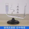 Vasos Comunicantes de Vidrio con Base Física de Secundaria Mecánica Presión de Líquidos Equipo Experimental Instrumento de Enseñanza j2140 Enseñar