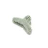 Pinza para el cabello de felpa, Pinza grande para la parte posterior de la cabeza, Peinado de moño, Estilo elegante coreano, Pinza de tiburón para mujer, Moderna para cabellos sueltos