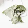 Lenço Xadrez com Bolinhas Vintage de Alta Qualidade Lenço Decorativo para Cabeça Lenço de Seda Novo Estilo Primavera e Verão