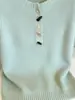 Diseño Estilo Coreano Suave y Liso Top de Punto Cuello Redondo para Mujer 2026 Nueva Temporada Camiseta Versátil de Manga Corta A11165