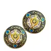 Medalla Moneda Metálica Insignia Chapada en Oro Chip Moneda Colgante Llavero Insignia Unisex Accesorios para Bolsos Adorno