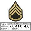 Parche de tela bordado con el logotipo de American Rank, insignia, brazalete de Paulette, ropa de guerrero moral, parche decorativo DIY