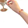 Collar de Cuentas de Colores Dopamina de Verano para Mujer, Accesorio de Cadena para el Cuello de Alta Gama, Cadena para Clavícula, Pulsera, Gargantilla
