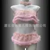 Nueva Lencería Sexy Tallas Grandes Hombros Descubiertos Bustier de Encaje Puro Deseo Conjunto de Uniforme Estilo Pastel Falda Abullonada Besucona Artículo Más Vendido
