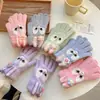 Guantes Infantiles Star Dew, Engrosados para Otoño e Invierno, Cálidos, para Niñas y Bebés, con Bordado de Dibujos Animados, Lindos