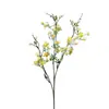 Flor de Estrella Pequeña de Tallo Único Ciruela Perla Flor Artificial para Decoración de Boda, Flor de Seda Artificial para Decoración del Hogar, Flor para Fotografía de Hotel