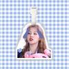 Etiqueta de bagagem Song Yuqi pingente de bolsa de bagagem corrente para pendurar suporte de etiqueta pendurada periférico mesmo estilo TikTok