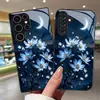Adecuado para funda de teléfono Samsung S26ULTRA, diseño de cielo estrellado floral A57, funda protectora S24, vidrio templado A06, diseño de luna A07