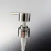 Fornecimento de Cabeças de Bomba de Loção Galvanizadas, Cabeças de Bomba Plástica de Pressão com Rosca 28 Douradas e Prateadas Galvanizadas para Fábrica de Embalagens de Shampoo