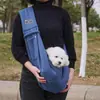 Bolsa Portátil para Gato Bolsa para Perro Nueva de Gran Capacidad Mochila para Mascotas de Exterior Bolso Cruzado Estilo Abrazado Bolsa de Poliéster Transpirable