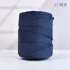 Ligero de 3 mm de Grosor Hilo Hueco Hilo de Seda de Hielo Bolso Tejido a Mano con Ganchillo Cojín Hilo para Sombrero de Sol de Verano