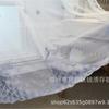 Directo de fábrica INS popular Cortina bordada de pavo real mosquitera de ventana hilo blanco cortina semicubriente sala de estar mirador se puede fijar