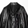 Roupas Femininas 2026 Verão Novo Estilo Europeu e Americano Simples Versátil Funcional Jaqueta Bomber de Couro 04751351