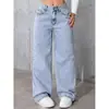2026 Amazon Jeans Feminino de Verão Mais Vendido Moda Versátil para o Dia a Dia e o Trabalho Calça Longa Tendência Cor Sólida Em Estoque