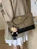 Bolso de cadena bordado con patrón de diamantes para mujer, nueva colección primavera 2026, bolso cruzado versátil, bolso de hombro de moda, bolso tote moderno