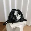 Bolso de Hombro de Lunares Moda Coreana, Bolso Cruzado Casual Elegante y Versátil, Bolso Tote de Gran Capacidad para el Uso Diario y Viajes para Mujeres