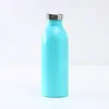 Garrafa Térmica de Leite a Vácuo de Camada Dupla Transfronteiriça, Garrafa de Refrigerante de Boca Pequena Estilo Coreano, Garrafa de Água Portátil para Esportes de Montanhismo ao Ar Livre com Logotipo Impresso