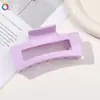 Qiyue Pinza para el Cabello de Silicona Suave Pinza Grande de Tiburón Seguridad Anticaída Accesorio de Cabello de Gama Alta Pasador para la Parte Posterior de la Cabeza Venta al por Mayor