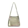 Nueva Colección de Verano 2026: Bolso bordado de mujer estilo chino nuevo, bolso de hombro de gran capacidad, bolso cubo de alta gama para el día a día