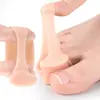 Separador de Dedos, Corretor de Joanete, Separador de Dedos Sobrepostos, Manga Macia para Dedos Anti-Atrito, Separador de Dedos de Furo Único