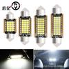 Luz LED para coche 31MM 36MM 39MM 41MM 27SMD 2016 luz LED para coche de doble punta luz de techo