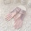 Guantes de protección solar para mujer, anti-UV, para conducir, con pantalla táctil, antideslizantes, para exteriores, para bicicleta, finos, para verano