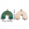 Acessórios para Joias DIY Transfronteiriços Atacado Festa do Festival Irlandês Pingente de Trevo Colar Pulseira Pingente de Liga