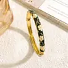 Pulseira Cloisonné Tendência Chinês Retrô Luxo Leve Esmalte Estilo Nacional Acessório Versátil Joia Mais Vendida