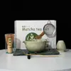 Juego de Té Matcha Cerámico de Alta Calidad Estilo Japonés Transfronterizo Tazón Sencillo con Pico Tazón Rosa para Matcha con Pico Juego