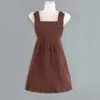 Avental de Algodão Estilo Princesa para Verão, Manicure, Cozinha Fina, Doméstico, Cozinha e Catering, Estilo Coreano, Avental Feminino Sem Mangas