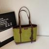 Bolsa Casual Retro de Grande Capacidade para Mulheres 2025 Outono Nova Bolsa de Ombro Textura Fashionável Estilo Executivo Bolsa Tote
