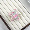Horquilla de Estrella Linda de Dibujos Animados Muñeca de Tela Estrella de Cinco Puntas Accesorio para el Cabello DIY Broche Decoración Accesorios para Ropa Materiales