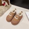 Zapatos de Algodón para Bebé 2026 Invierno Nuevo Estilo Zapatos de Lana de Cordero tipo Birkenstock Zapatos para Niños Pequeños Mocasines Cálidos para Niñas