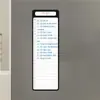 Pizarra magnética mensual transfronteriza, pegatina para nevera, bloc de notas de calendario borrable, impermeable, disponible en varios tamaños y personalizable