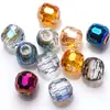 Atacado do Fabricante Pingente de Perfume para Carro Acessórios de Elástico de Cabelo Pulseira DIY de Cristal Contas 14mm Furo Grande Globo 96 Lados