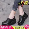 Zapatos de Plataforma Grulla de Almohada Blancos, Casuales de Punta Redonda para Aumentar la Altura, Primavera/Otoño para Mujer, Suela Gruesa, Estilo Nuevo sin Cordones, Retro, Suela Suave, Zapatos Perezosos
