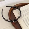 Faixa de Cabelo Elegante Estilo Coreano com Dentes Antiderrapantes e Strass, Acessório de Cabelo Versátil para Controlar Fios Soltos, Toque de Luxo Leve e de Alta Qualidade