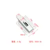 Acero Inoxidable 304 Pestillo de Resorte de Retorno Automático Resistente Herrajes Puerta de Gabinete Estante Maquinaria Industrial Equipo Bisagra