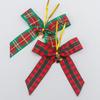 Decoración de Cinta de Moño Navideño Lazo Hecho a Mano Cinta de Seda Moño con Campana Bronceado DIY Empaque de Caja de Regalo en stock